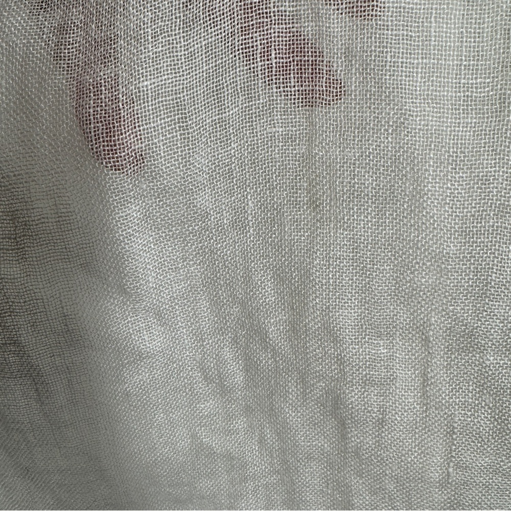 Eileen Fisher White Organic Linen Tunic Top Boho Minimalist Lagenlook Relaxed - Picture 7 of 16